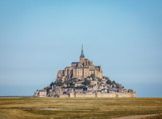 Abbey and bay of Mont-Saint-Michel