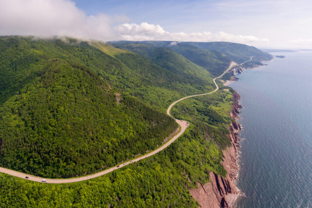 Cabot Trail, Mountain, Sea