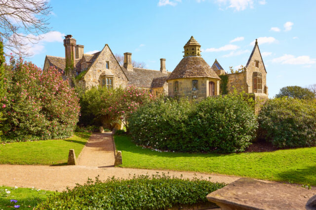 The romantic house and ruins at Nymans