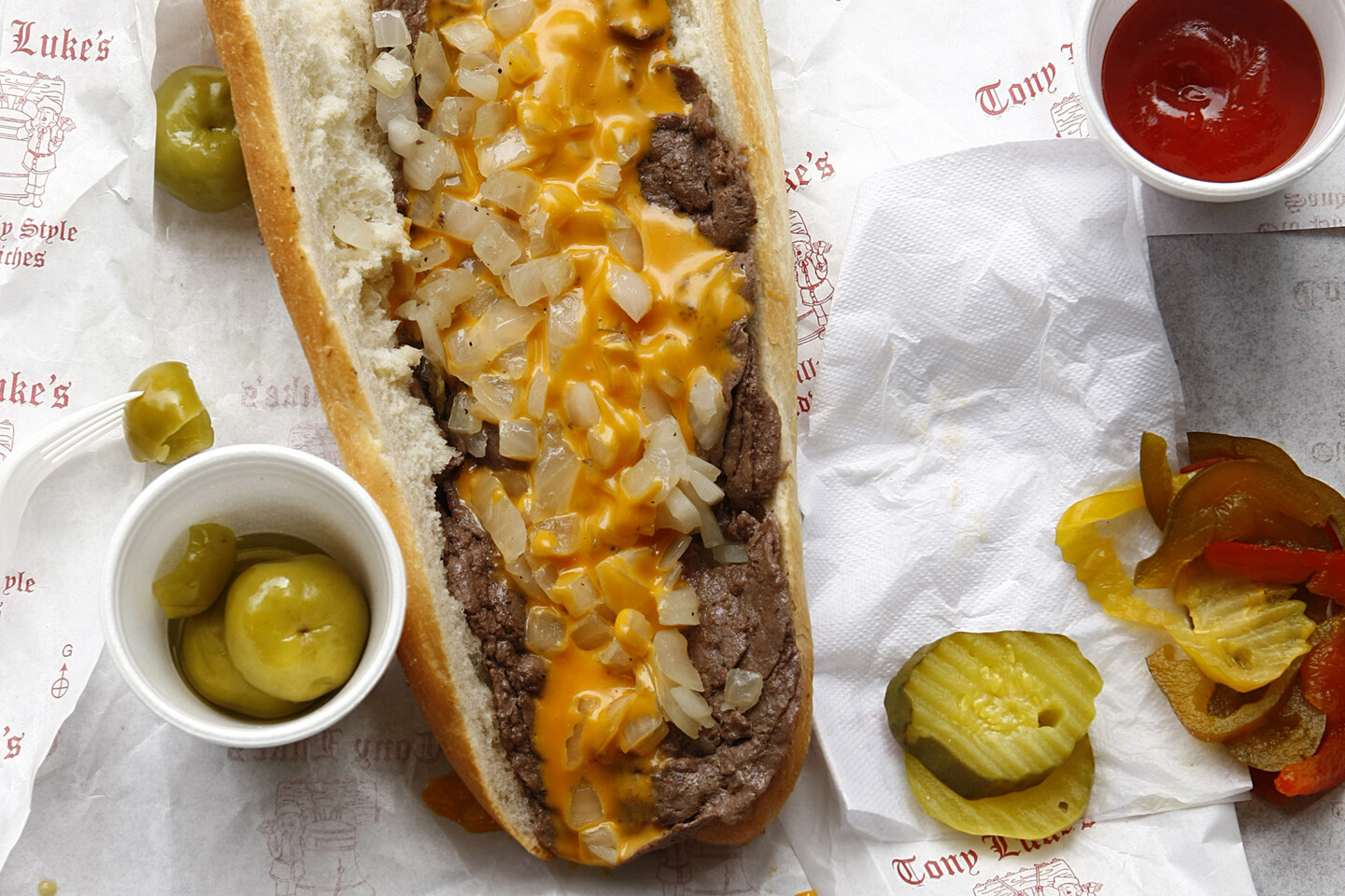 Philadelphia, Cheese Steak Sandwich
