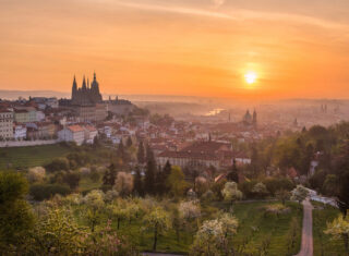 Prague, Czech Republic, Morning Sun