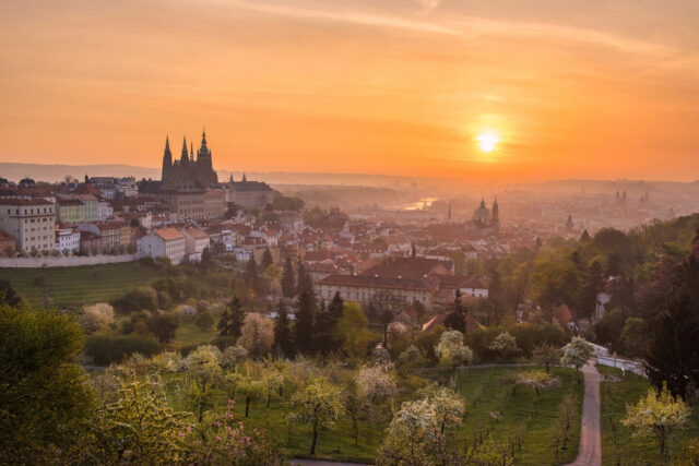 Prague, Czech Republic, Morning Sun
