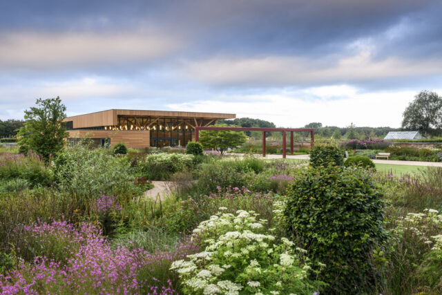 The Worsley Welcome Garden in summer