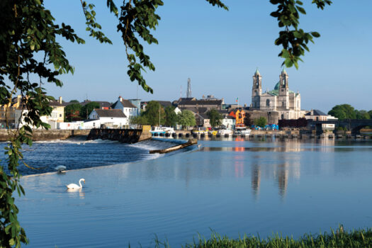 Ireland Cruise - River Shannon in Athlone town