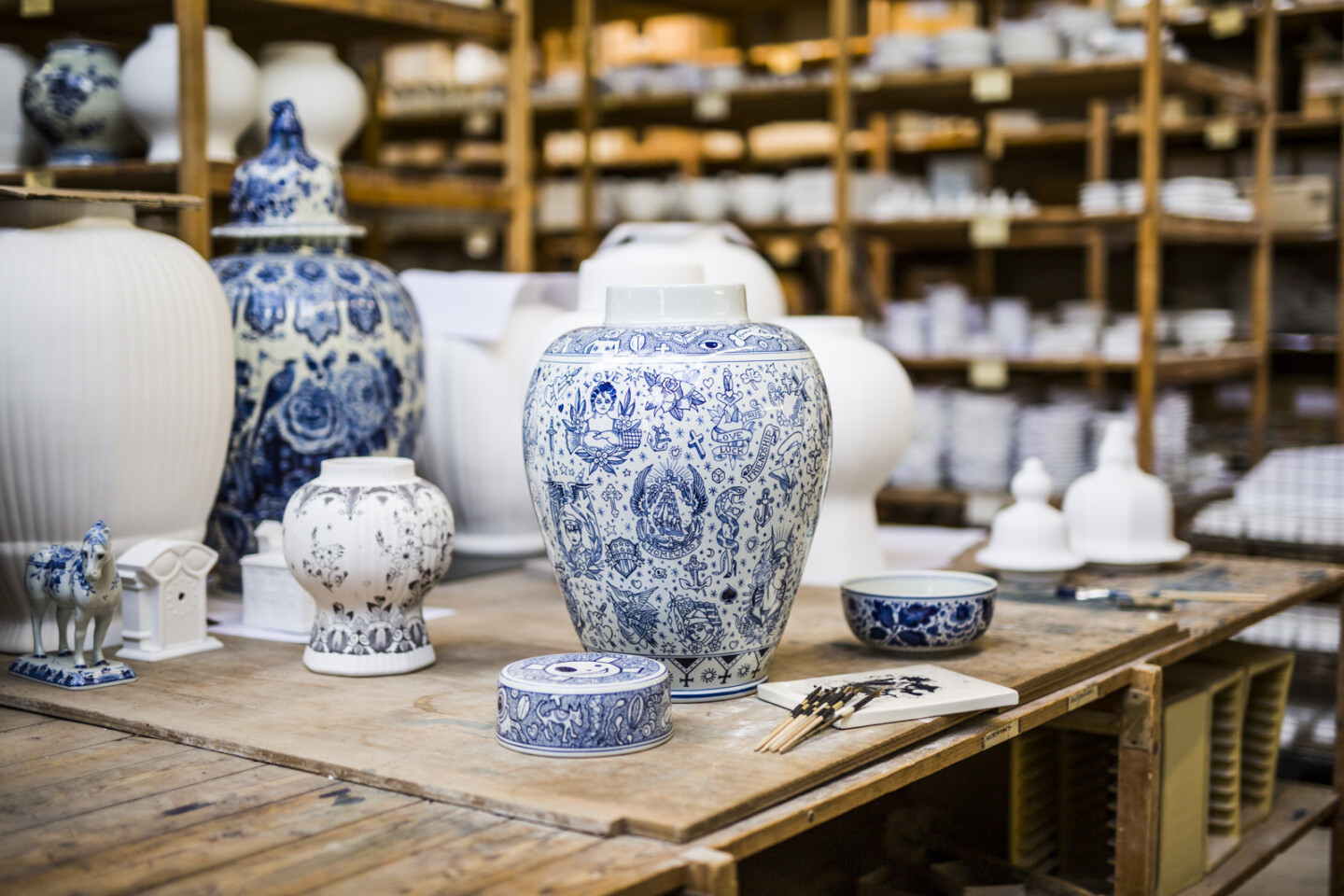 Royal Delft Pottery, Vases