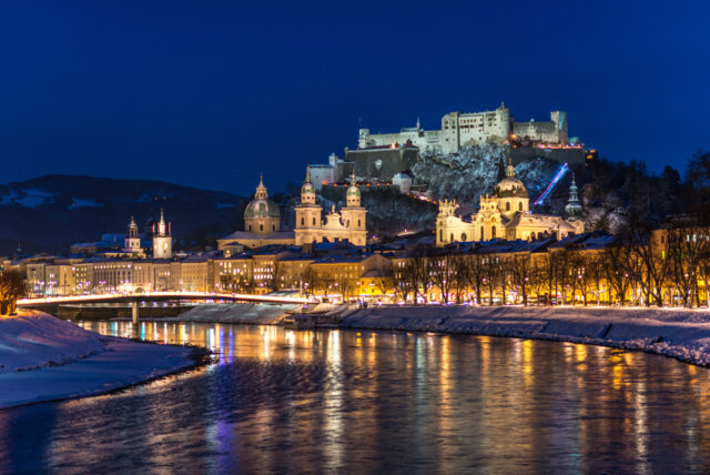 Austria, Salzburg, winter