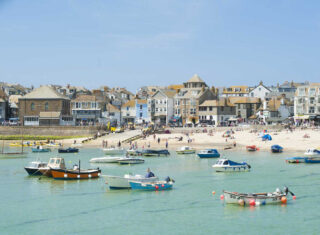 Town Beach in St Ives