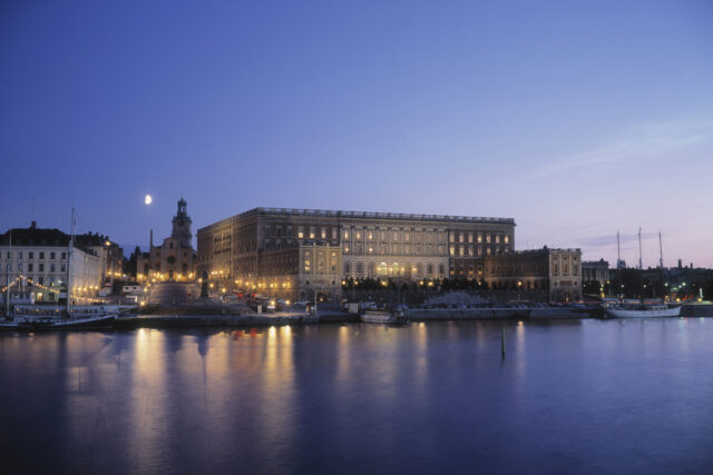 Sweden, Stockholm, Sea view, Palace