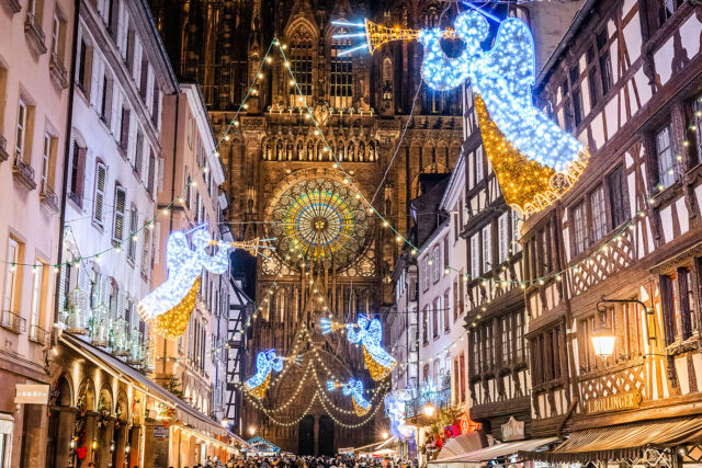 Christmas decorations, cathedral