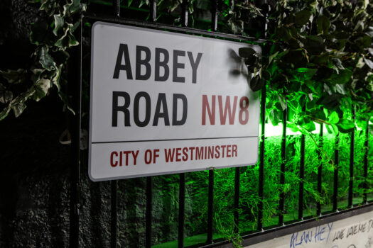 Abbey Road sign