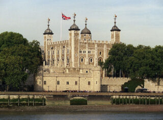 Tower of London, London - The White Tower from the south west