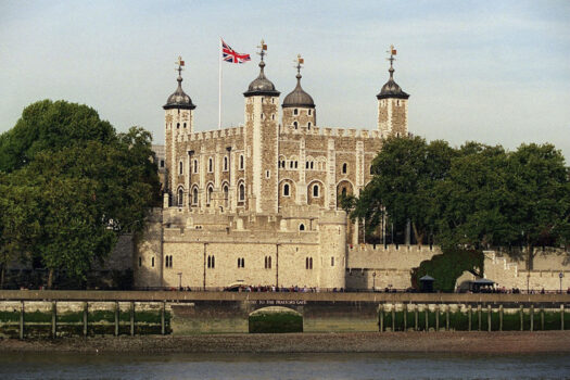 Tower of London, London - The White Tower from the south west