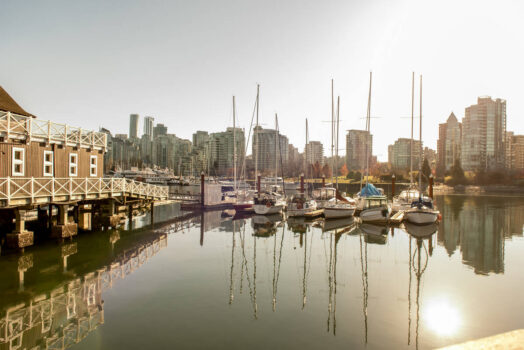 Boats in Vancouver Harbour