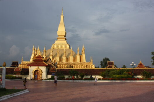Laos, Southeast Asia, Vientiane, Pha That Luang