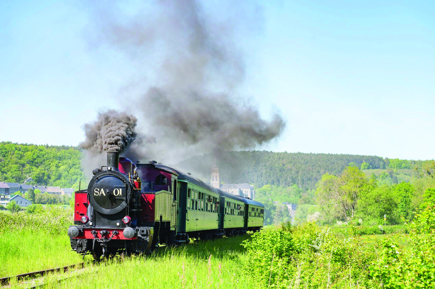 Three Valleys Steam Railway, Belgian Ardennes