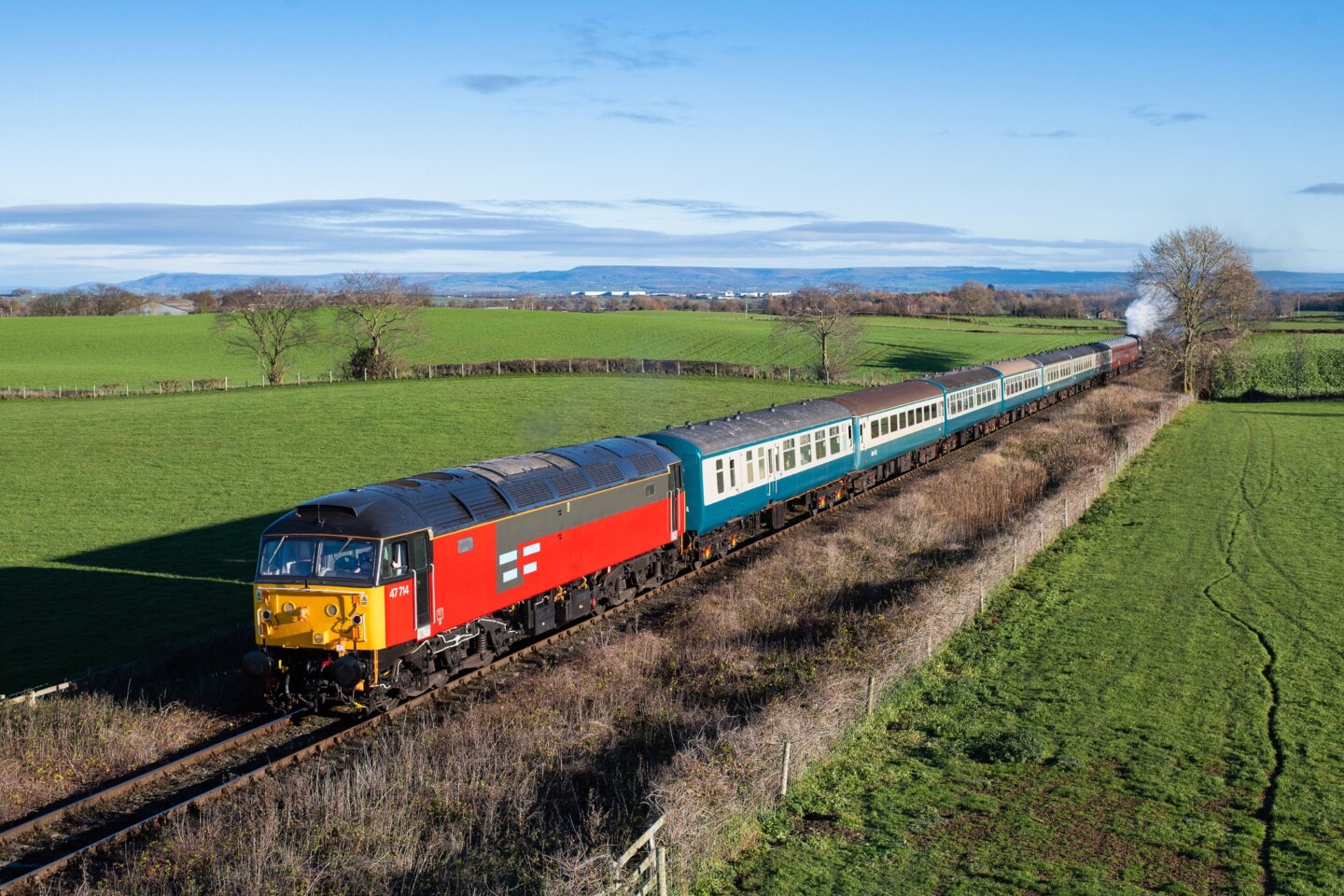 Wensleydale Railway through the Yorkshire dales, York, Yorkshire
