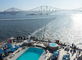 Balmoral sailing in Rosyth,