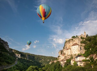 Dordogne, France - Hot Air Balloon Festival