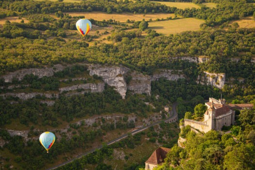 Dordogne, France - Hot Air Balloon Festival