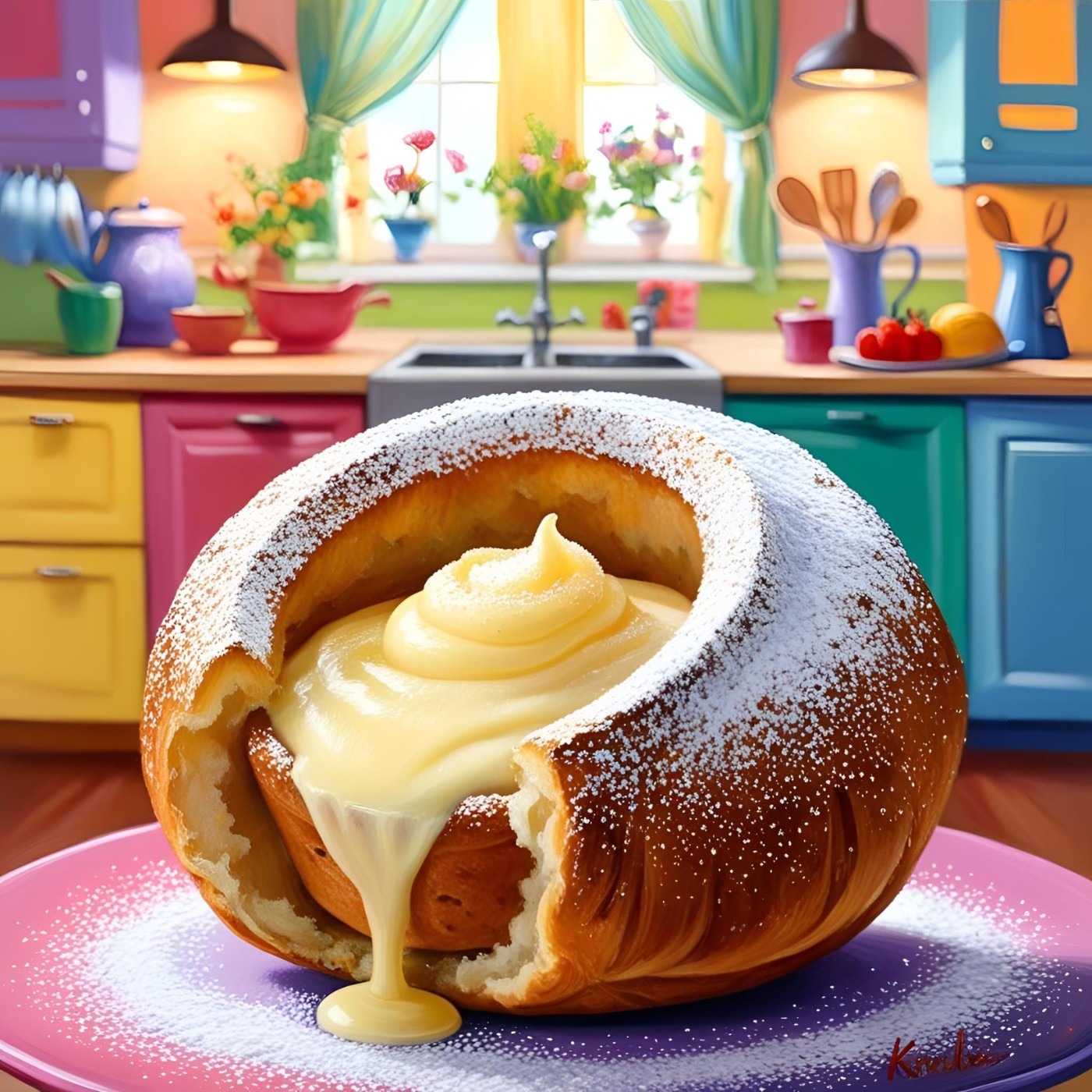 Yorkshire Pudding dessert