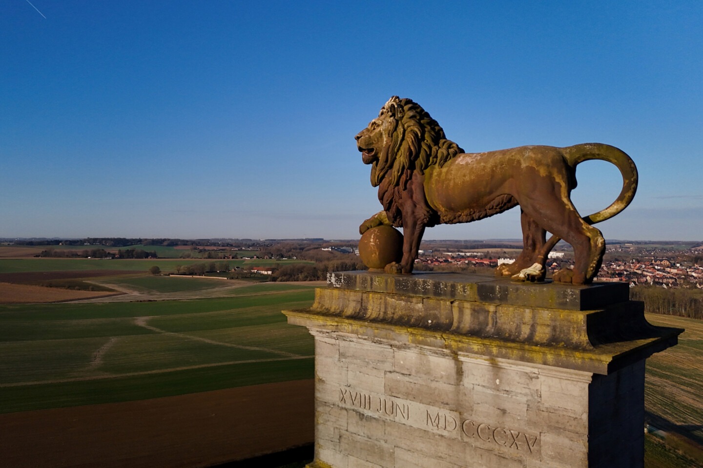 Lion Monument Waterloo, Belgian Ardennes