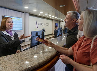Ambassador Cruise Line - Reception