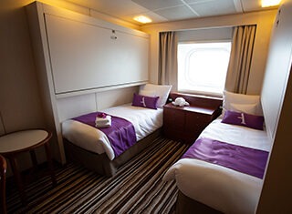 Ambience - Ambassador Cruise Line - Twin Ocean View Cabin