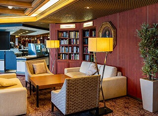 Renaissance - Ambassador Cruise Line - Library Café