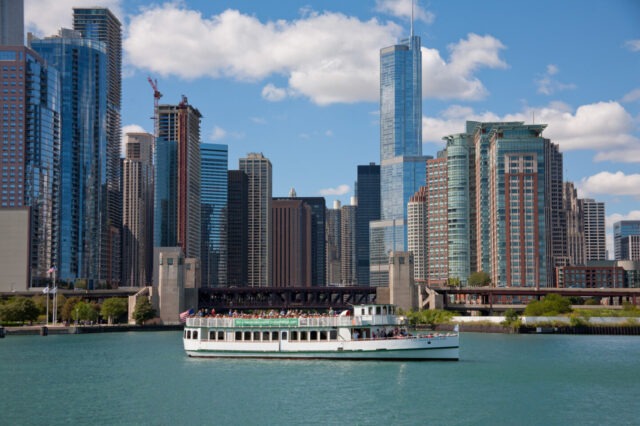 Ship, Water, Buildings