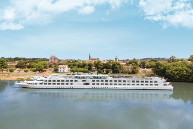 Boat, cruising, river, scenery