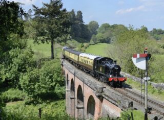 View of Severn Valley Railway near Bridgnorth