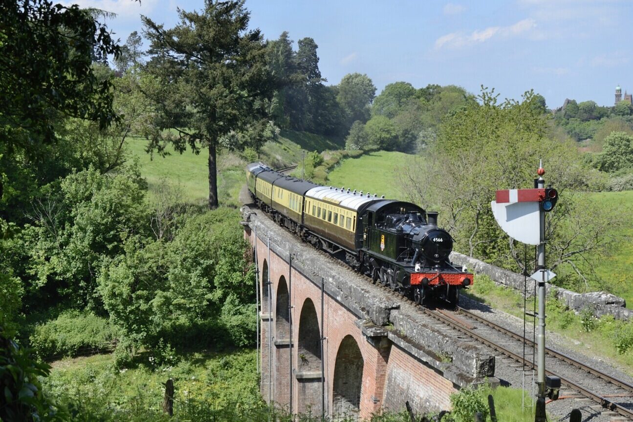 View of Severn Valley Railway near Bridgnorth