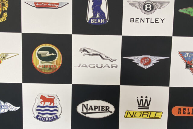 British Motor Museum, Cars, Logos, Motor