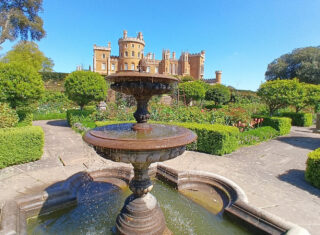 Belvoir Castle from the gardens, Leicestershire