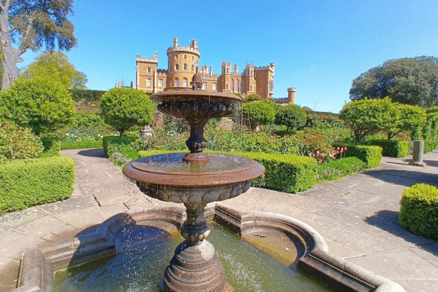 Belvoir Castle from the gardens, Leicestershire