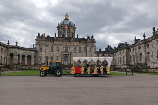 The Kelly Car outside Castle Howard