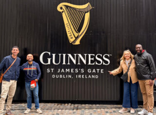 Guinness Storehouse - Gail & Staycity team - Dublin Weekend