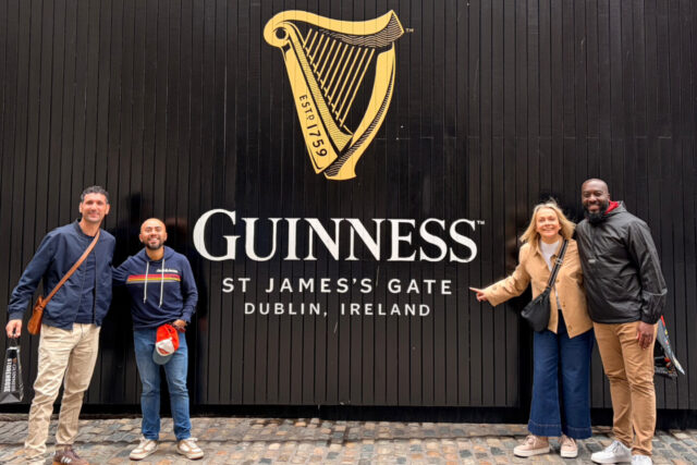 Guinness Storehouse - Gail & Staycity team - Dublin Weekend