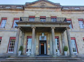 Entrance to Shrigley Hall and Hotel & Spa