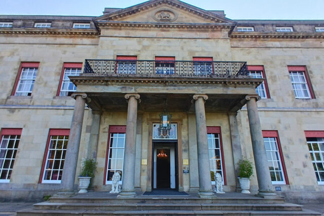 Entrance to Shrigley Hall and Hotel & Spa