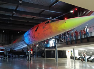 Concorde inside Aerospace Bristol