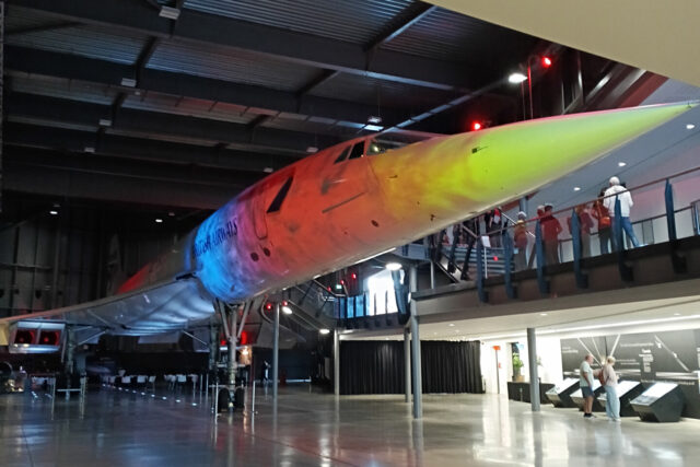 Concorde inside Aerospace Bristol