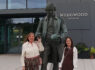 Claire & Charlotte with Josiah Wedgwood at World of Wedgwood