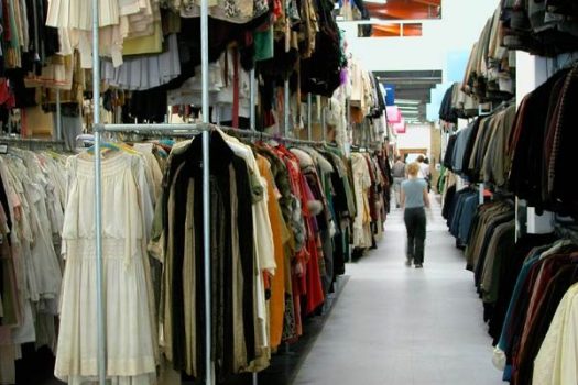 Angels Costumes, London - Racks of clothing © Photo courtesy of Angels Costumes