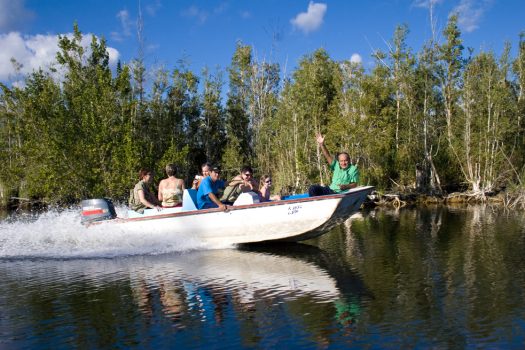 boat ride along the Laguna del Tesoro, Cuba