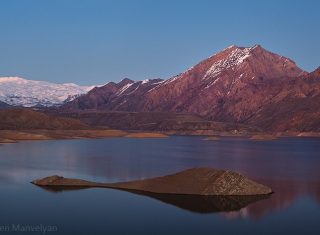 Azat reservoir, group tour to Armenia