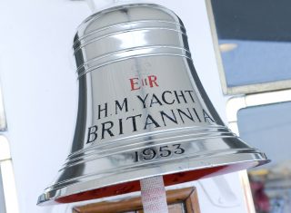 Bell on The Royal Yacht Britannia, Edinburgh, Scotland © Helen Pugh