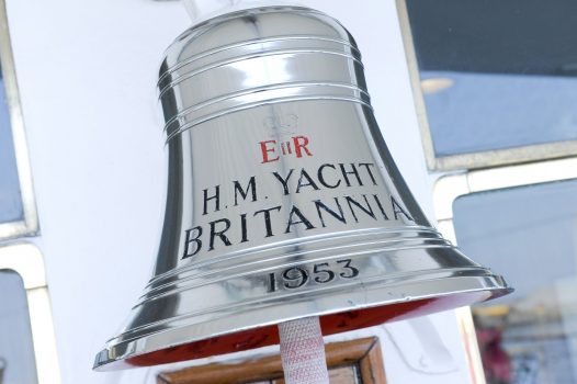 Bell on The Royal Yacht Britannia, Edinburgh, Scotland © Helen Pugh