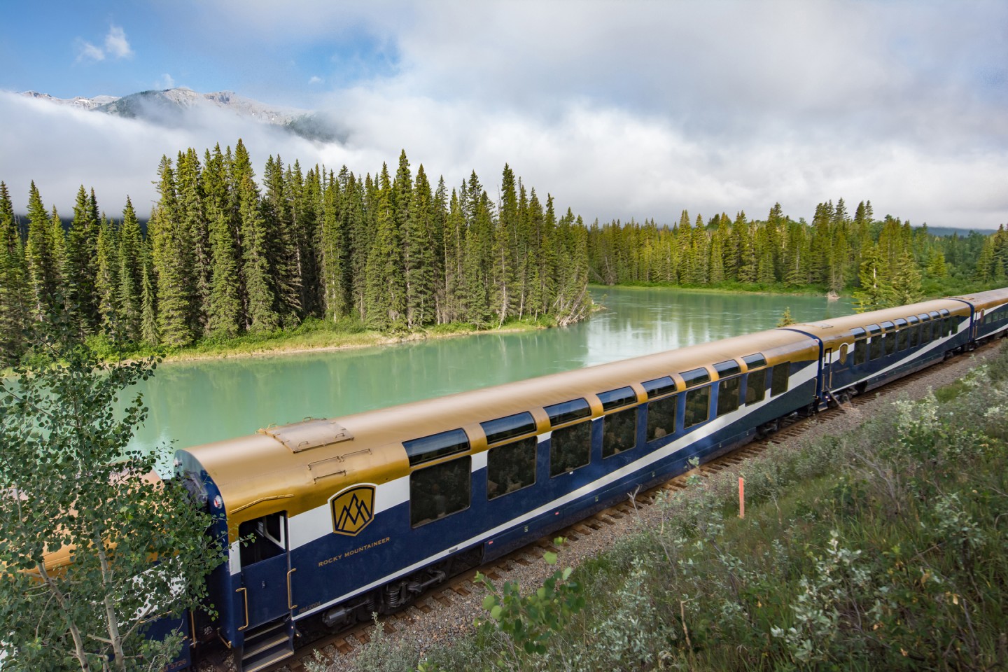 Beside the Bow River ©Rocky Mountaineer