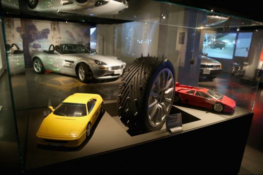 The Bond in Motion Exhibition at the London Film Museum is the largest official collection of original Bond vehicles (Photo by Chris Jackson/Getty Images for London Film Museum)
